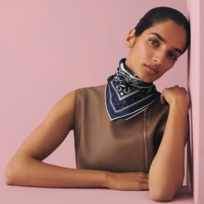 Blue - 55 bandanas - Hermès silk scarves for women | Hermès Carré